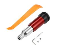 INFINAUTO Gear Shift Knob Adapter, M12x1.25 Front Stick Gear Shifter Knob Converter for Car Shift Knob Extension Adapter Aluminum Alloy Red 1 Set