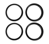 INFINAUTO Hub Centric Rings,57.1mm ID 66.45mm OD Car Wheel Hubrings ABS Plastic Black,4pcs