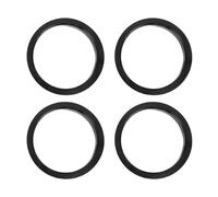 INFINAUTO Hub Centric Rings 64.1mmID 73.1mmOD Car Wheel Hubrings Black 4pcs