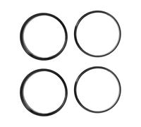 INFINAUTO Hub Centric Rings 66.6mmID 72.6mmOD Car Wheel Hubrings Black 4pcs