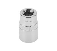 INFINAUTO Impact Socket 25mm for Car Motorcycle Dirtbike Repair Hardware Tool CR-V Silver Tone Durable 6 Point 11mm 1/4 Inch Drive