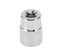 INFINAUTO Impact Socket 25mm for Car Motorcycle Dirtbike Repair Hardware Tool CR-V Silver Tone Durable 6 Point 13mm 1/4 Inch Drive