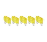 INFINAUTO Maxi Fuse 20A Blade Fuse, Blade Style Fuses Replacement for Automotive Car Boat Truck SUV RV Motorcycle Yellow 5 Pcs