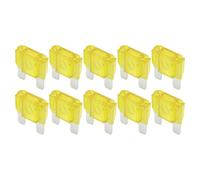 INFINAUTO Maxi Fuse 20A Blade Fuse, Blade Style Fuses Replacement for Automotive Car Boat Truck SUV RV Motorcycle Yellow 10 Pcs