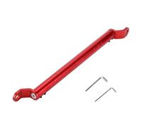 INFINAUTO Motorcycle Cross Bar, Mirror Mount 34cm / 13.39" Motorcycle Handlebar Extension with Small Wrench Red, 1set