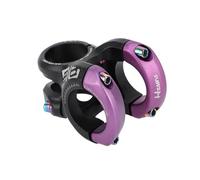 INFINAUTO Mountain Bike Stem Short Handlebar, 31.8mm Stem 40mm, Bicycle Road Bike MTB BMX Fixie Gear Cycling, 0-Degree Rise Cycles Short Stem, Black Purple, 1Pc