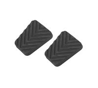 INFINAUTO Rubber Black Brake Clutch Pedal Pad Cover for Car Auto Vehicle 2pcs Stylish Design
