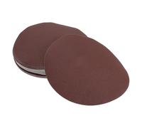 INFINAUTO Sanding Discs, 9" 120 Grit Automotive Repair Round Hook and Loop Sandpaper Aluminum Oxide, Paper Base Red, 30 Pcs