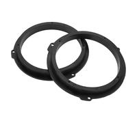 INFINAUTO Speaker Spacer Ring Tweeter Speaker Spacer Adapter Front for 6.5" for FORD TRANSIT CUSTOM 2012-onwards ABS Black Waterproof