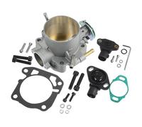 INFINAUTO Throttle Body Assembly, 70mm Throttle Body Actuator for Car Aluminum Alloy Silver Tone, 1 Set