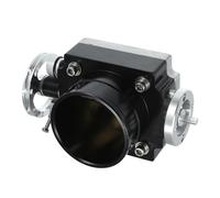 INFINAUTO Throttle Body Assembly, 80mm Car Throttle Body Actuator Aluminum Alloy Silver Tone Black, 1 Pcs