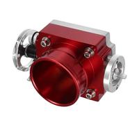 INFINAUTO Throttle Body Assembly, 80mm Car Throttle Body Actuator Aluminum Alloy Silver Tone Red, 1 Pcs