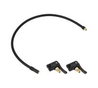 INFINAUTO Tire Inflator Extension Tube 19.69inch 7.8mm ID for Car Motorcycle Bicycle Air Pump Extend Hose Adapter Tire Valve with Undeflatable Air Chuck Rubber Black Durable