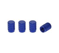 INFINAUTO Tire Valve Stem Caps 7x17mm for Car Truck Motorbike Bicycle Tyre Valve Dust Covers Aluminum Alloy Blue Stylish