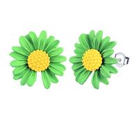 INFINIONLY Colourful Little Daisy Earrings Studs, 925 Silver Earrings for Women and Girl, Elegant Daisy Studs, Hypoallergenic Ear Jewellery for Ladies