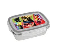 infinite by GEDA LABELS (INFKH) Miraculous Lunch Box, Colourful, 850 ml, Stainless Steel