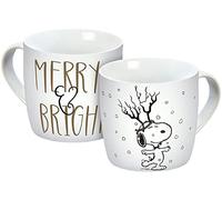 infinite by GEDA LABELS (INFKH) Peanuts Merry & Bright Mug 300 ml White