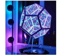Infinite Dodecahedron Color Art Light Usb Charging Lamp Home Desktop Decoration
