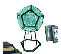 Infinite Dodecahedron Color-Infinity Mirror Night Light | Infinity Mirror Tunnel Lamp | 3D Infinity Mirrosr Night Light, USB Charging Decorative Lamp for Home Desktop Decoration