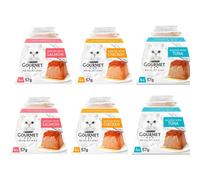 Infinite Emblems Gourmet Revelations Contains Wet Cat Food from Mousse with Salmon, Chicken and Tuna (6 x 4 57 g 24 Sleeves Total) in Bundle