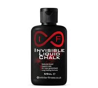 Infinite Fitness Invisible Liquid Chalk Superior Grip Sweat Free Hands Sports Chalk for Weight Lifting, Gymnastics, Calisthenics, Power Lifting, Bodybuilding (1, 59ml) (1, 59ml)