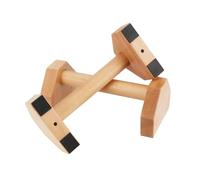 Infinite Fitness Wooden Parallettes Bars Mini Handle Pumps Wood Push Up Bar Strength Training For Handstands, Full Planche & Dips, Calisthenic, Push Up Stands Handle for Floor Workouts Calisthenics