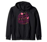 Infinite Galaxy of Love Design Zip Hoodie