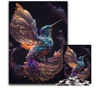 Infinite Humming Bird 1000Pc Adults Jigsaw Puzzle cardboard Jigsaw Puzzles Fun at Home Activities, Birthday Present, Travel Gifts 26X38CM/10.23x14.96inch