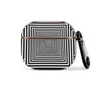 Infinite Maze Spinning Hypnotic Case Compatible with Airpods 3 | Protective Cover Keychain PC