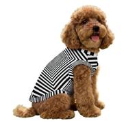 Infinite Maze Spinning Hypnotic Dog Shirts Cooling Tank Vest L | Silk-Like Summer Crewneck Breathable Pet Cat Top Clothes Outfit