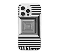 Infinite Maze Spinning Hypnotic Geometric Case Compatible with iPhone 16 Pro