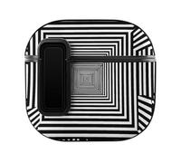 Infinite Maze Spinning Hypnotic Geometric Case Cover Compatible with Airpods 4 Protective Shell