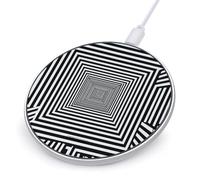 Infinite Maze Spinning Hypnotic Geometric Charger Pad Station with Indicator Light