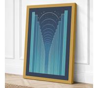Infinite Passage Industrial Canvas Wall Art Print 18x12 Inch