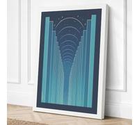 Infinite Passage Industrial Canvas Wall Art Print 30x20 Inch