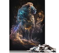 Infinite Pride Of The Lion Jigsaw Puzzles Puzzles for Adults Kids. 1000 Pieces Great Gifts Challenge Toy Educational Games Home Decoration for Educational Games Gifts 1000pcs (75x50cm)