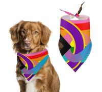 Infinite Progress Proud Flag Dog Bandana Washable Triangle Bibs