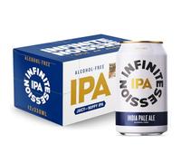 Infinite Session IPA - Alcohol Free Beer - Case of 12 x 330ml cans - Gluten-Free, Vegan - 35 calories per can - Award Winning Craft Beer - Brewed in the UK