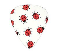 Infinite speckled pattern 12 pcs guitar cubes, 3 thickness includes 0.46mm, 0.71mm, 0.96mm, with organizer storage box