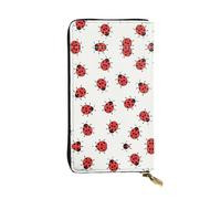 Infinite Speckled Pattern Print Leather Long Clutch Wallet â€“ Fashionable Personalized Wallet, Multiple Card Slots, Gift Ready, Black, One Size