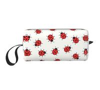 Infinite Speckled Pattern Print Portable Cosmetic Pouch, Travel Storage Case, Zippered Organizer Bag for Quick Access