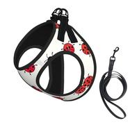 Infinite Speckled Pattern Printing Dog Summer Harness,Soft Light Puppy Vest,Breathable Pet Harness Reflective For Easy Walking