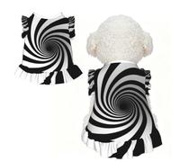 Infinite Spiral Vortex M Pet Apparel for Small Dogs-Cute Summer Outfit for Puppy, Soft Breathable Pet Clothes for Cat