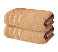 Infinitee Xclusives 100% Ring-Spun Cotton Bath Towels for Bathroom - 2 Pack