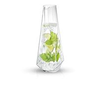 Infiniti Collection Water Pitcher - 43Oz Deluxe Glass Pitcher - Premium Quality Crystal Lemonade Pitcher - Elegant Classic Design - Perfect Sangria Pitcher, Serving Iced Tea, Fruit Infusion, Juice