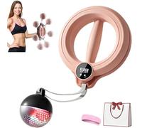 Infinity Arm Hoop, Twister Arm Trainer, 360° Hand-Crank Arm Strength Hoops, Forearm Exerciser Ring Muscle Training Fitness Equipment, Shoulder Exercise Equipment (Fairy Light Model -Pink)