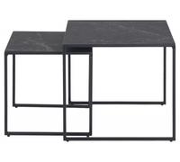 Infinity Black Nest of 2 Tables