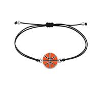 Infinity Collection Basketball Bracelet- Paracord Bracelets, Basketball Jewelry, Basketball Gift for Basketball Players