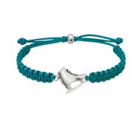 Infinity Collection Figure Skating Charm Bracelet Ice Skating Jewelry Adjustable Gift, 7 inches, Zinc, Without Gems