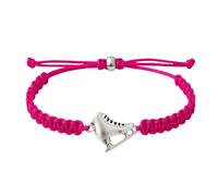 Infinity Collection Figure Skating Charm Bracelet, Ice Skating Jewelry, Adjustable Skate Bracelet, Figure Skater Gift, 5-8 inches adjusts to fit small to large wrists, Zinc, no gems